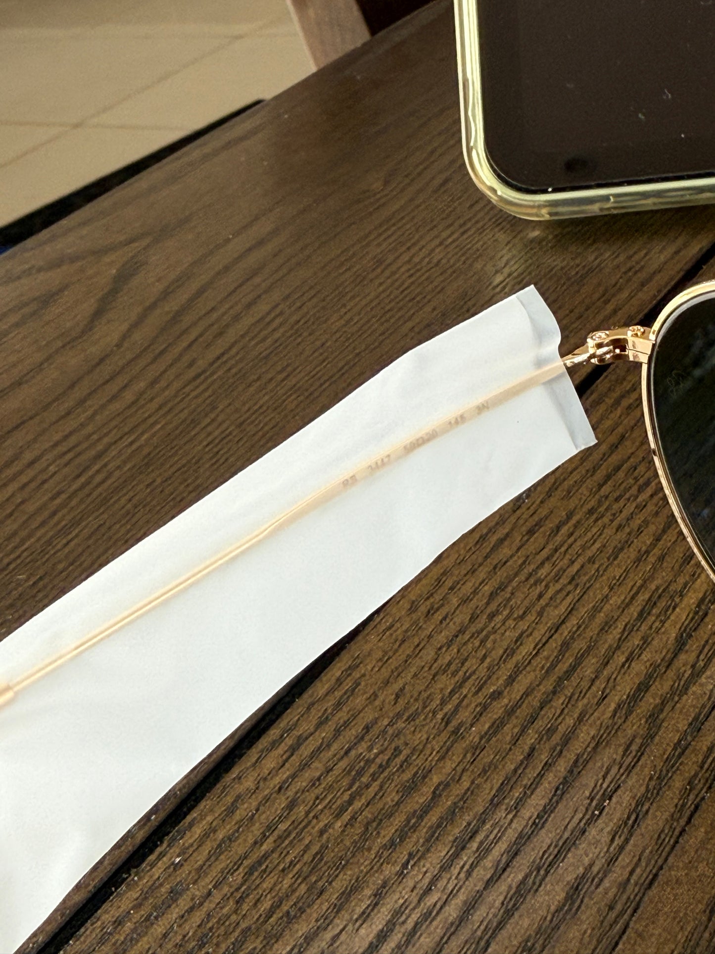 Ray ban double round
