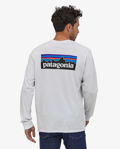 Tee Patagonia blanca manga larga