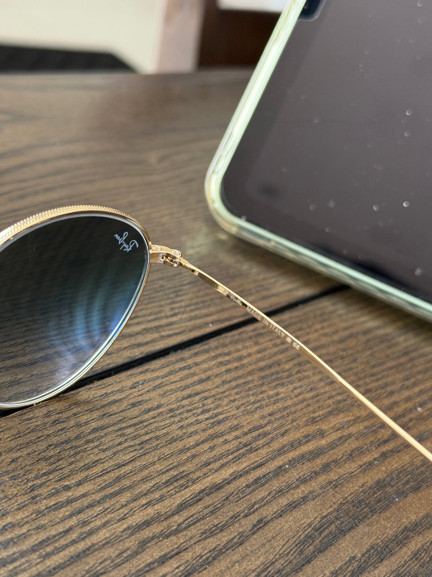 Ray ban double round