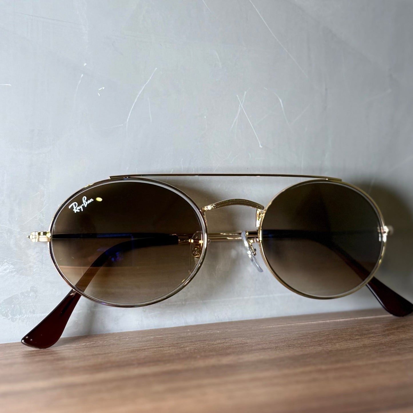 Ray Ban oval double